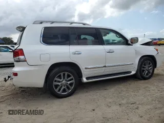 2015 Lexus LX 570 with VIN JTJHY7AX0F4172415, listed as a Copart auction lot 52651665 with 167,848 mi miles and Salvage Title. Bid and sale history available at DreamBid. Image 3.