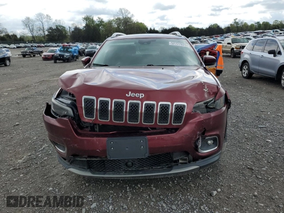 2019 Jeep Cherokee Limited with VIN 1C4PJLDN7KD146362, listed as a Copart auction lot 52727625 with 54,354 mi miles and Clean title. Bid and sale history available at DreamBid. Image 5.