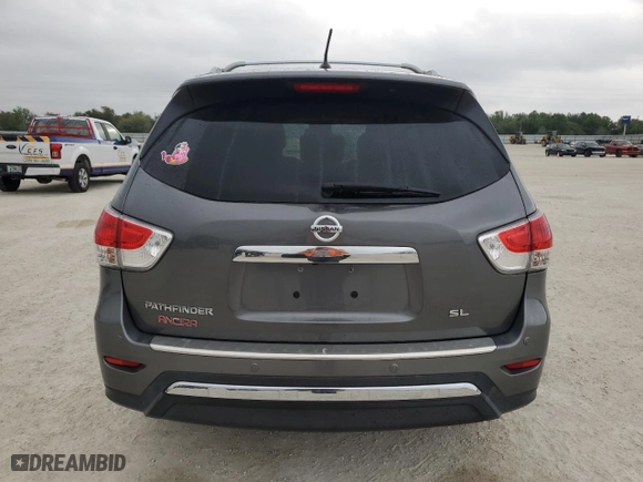 2016 Nissan Pathfinder SL with VIN 5N1AR2MN4GC624996, listed as a Copart auction lot 48288295 with 39,925 mi miles and Salvage Title. Bid and sale history available at carsss.com. Image 6.