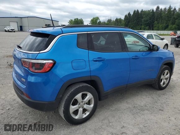 2017 Jeep Compass Latitude z VIN 3C4NJDBB2HT681625, wystawiony jako Copart lot #64820805 z przebiegiem 66 353 mil mil oraz Szkoda całkowita • Salvage title. Historia ofert i sprzedaży dostępna na DreamBid. Obrazek 3.