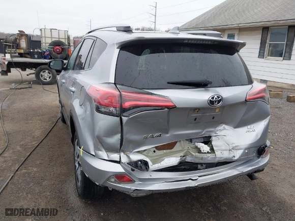 2017 Toyota RAV4 LE with VIN 2T3BFREV9HW598791, listed as a IAAI auction lot 41718072 with 58,068 mi miles. Bid and sale history available at carsss.com. Image 6.