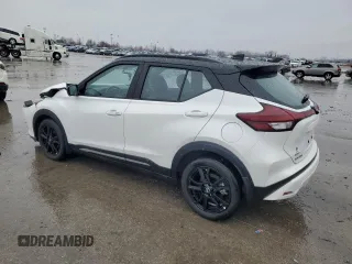 2024 Nissan Kicks SR with VIN 3N1CP5DV3RL570699, listed as a Copart auction lot 43344445 with 13,763 mi miles and Salvage Title. Bid and sale history available at DreamBid. Image 2.