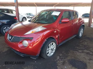 2013 Nissan Juke SV with VIN JN8AF5MV3DT209084, listed as a IAAI auction lot 42025042 with 1 mi miles. Bid and sale history available at carsss.com. Image 2.