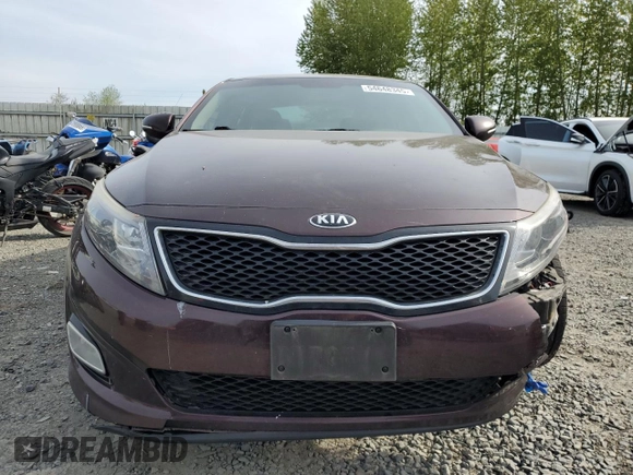2015 Kia Optima LX with VIN 5XXGM4A72FG352039, listed as a Copart auction lot 54648345 with 126,898 mi miles and Salvage Title. Bid and sale history available at carsss.com. Image 5.