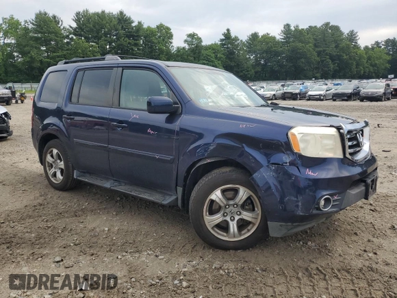 2013 Honda Pilot EX-L with VIN 5FNYF4H56DB054113, listed as a Copart auction lot 63040965 with 195,523 mi miles and Clean title. Bid and sale history available at DreamBid. Image 4.