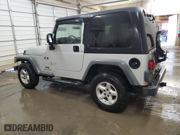 2003 Jeep Wrangler X with VIN 1J4FA39S43P350248, listed as a Copart auction lot 52089395 with 162,524 mi miles and Salvage Title. Bid and sale history available at carsss.com. Image 2.