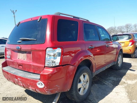 2012 Ford Escape XLT with VIN 1FMCU0D72CKA49438, listed as a IAAI auction lot 41650796 with 137,387 mi miles. Bid and sale history available at carsss.com. Image 4.