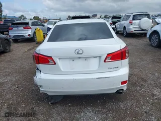 2012 Lexus IS 250 with VIN JTHBF5C26C5163422, listed as a IAAI auction lot 41924086 with 140,940 mi miles. Bid and sale history available at carsss.com. Image 16.