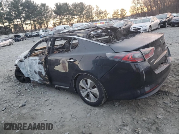 2016 Kia Optima Hybrid EX with VIN KNAGN4AD6G5098938, listed as a Copart auction lot 88364985 with Not Provided miles and Salvage Title. Bid and sale history available at carsss.com. Image 2.