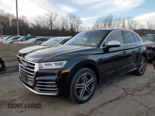 2018 Audi SQ5 Prestige with VIN WA1C4AFY1J2137470, listed as a Copart auction lot 77883803 with 47,755 mi miles and . Bid and sale history available at DreamBid. Image 1.