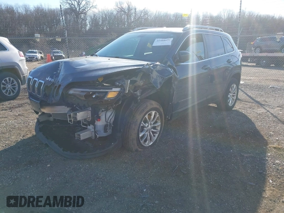 2019 Jeep Cherokee Latitude with VIN 1C4PJMCX4KD469454, listed as a IAAI auction lot 41488654 with 92,634 mi miles. Bid and sale history available at carsss.com. Image 2.