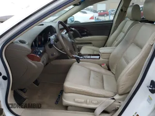 2009 Acura RL Tech Pkg with VIN JH4KB26659C002640, listed as a Copart auction lot 85803444 with 140,863 mi miles and Salvage Title. Bid and sale history available at carsss.com. Image 7.