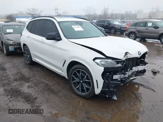 2023 BMW X3 M40i with VIN 5UX83DP07P9S24703, listed as a IAAI auction lot 41546870 with 27,127 mi miles and . Bid and sale history available at DreamBid. Image 1.