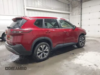 2022 Nissan Rogue SV with VIN 5N1BT3BB1NC671050, listed as a IAAI auction lot 41460321 with 42,009 mi miles. Bid and sale history available at carsss.com. Image 4.