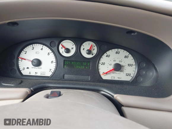 2005 Mercury Sable LS with VIN 1MEFM55S15A620961, listed as a IAAI auction lot 41532350 with 138,624 mi miles and . Bid and sale history available at DreamBid. Image 7.