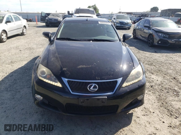 2011 Lexus IS 250 C with VIN JTHFF2C23B2515419, listed as a Copart auction lot 50800855 with 170,079 mi miles and Salvage title. Bid and sale history available at DreamBid. Image 5.