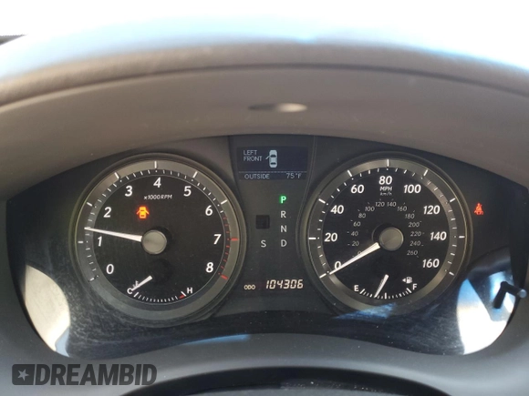 2009 Lexus ES 330 with VIN JTHBJ46G192309817, listed as a Copart auction lot 54960445 with 104,306 mi miles and Salvage Title. Bid and sale history available at DreamBid. Image 9.