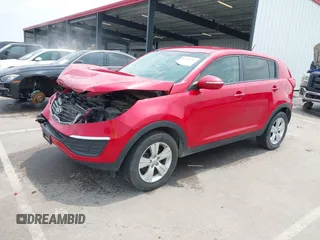 2013 Kia Sportage LX with VIN KNDPB3A24D7485007, listed as a IAAI auction lot 42446887 with 106,033 mi miles and . Bid and sale history available at DreamBid. Image 2.