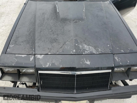 1986 Buick Regal with VIN 1G4GK4775GP227474, listed as a Copart auction lot 77446764 with 43,120 mi miles and Salvage Title. Bid and sale history available at DreamBid. Image 11.