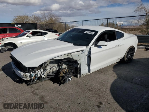 2017 Ford Mustang EcoBoost with VIN 1FA6P8TH7H5237675, listed as a Copart auction lot 48979605 with 31,732 mi miles and Salvage Title. Bid and sale history available at carsss.com. Image 1.