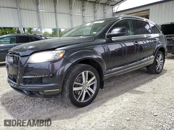 2014 Audi Q7 Prestige z VIN WA1VMAFEXED013691, wystawiony jako Copart lot #54663575 z przebiegiem 110 653 mil mil oraz Szkoda całkowita • Salvage title. Historia ofert i sprzedaży dostępna na DreamBid. Obrazek 1.