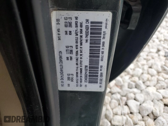 2000 Chrysler 300M M z VIN 2C3HE66G2YH162798, wystawiony jako Copart lot #51598545 z przebiegiem 36 831 mil mil oraz Szkoda całkowita • Salvage title. Historia ofert i sprzedaży dostępna na DreamBid. Obrazek 13.