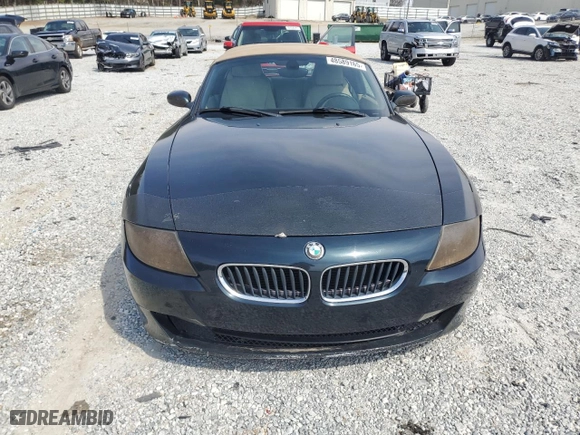 2006 BMW Z4 3.0i with VIN 4USBU33566LW66030, listed as a Copart auction lot 48589165 with NaN miles and Clean Title. Bid and sale history available at carsss.com. Image 5.