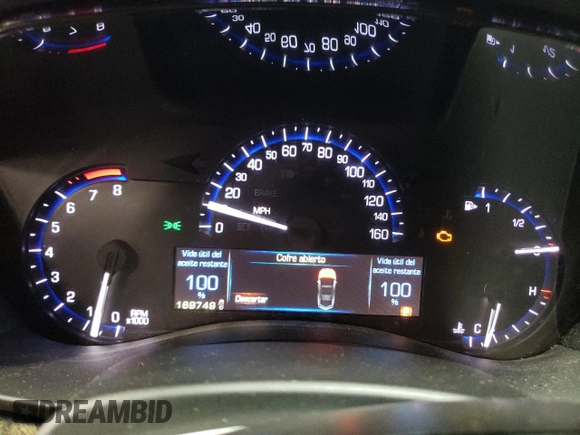 2013 Cadillac ATS Luxury with VIN 1G6AH5R37D0115727, listed as a Copart auction lot 79068334 with 169,749 mi miles and Salvage Title. Bid and sale history available at carsss.com. Image 9.