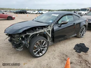 2022 Lexus RC with VIN JTHGA5BC4N5012158, listed as a Copart auction lot 80942544 with 45,644 mi miles and Salvage Title. Bid and sale history available at carsss.com. Image 1.