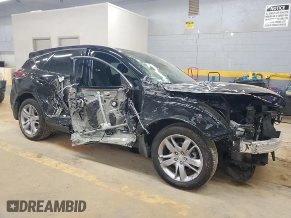 2021 Acura RDX Advance with VIN 5J8TC2H72ML001156, listed as a Copart auction lot 68787134 with 71,548 mi miles and Salvage Title. Bid and sale history available at DreamBid. Image 4.