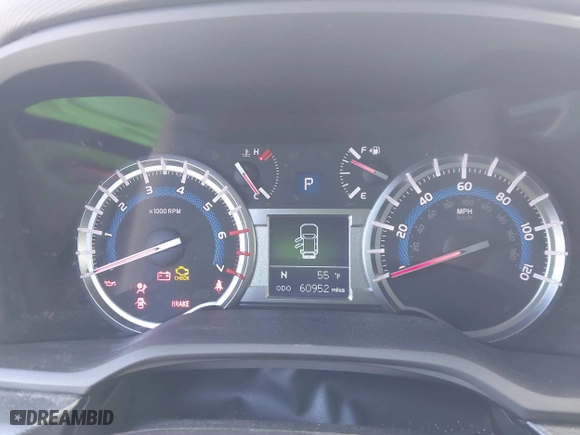 2019 Toyota 4Runner SR5 with VIN JTEBU5JR1K5730492, listed as a IAAI auction lot 41802657 with 60,952 mi miles. Bid and sale history available at carsss.com. Image 7.