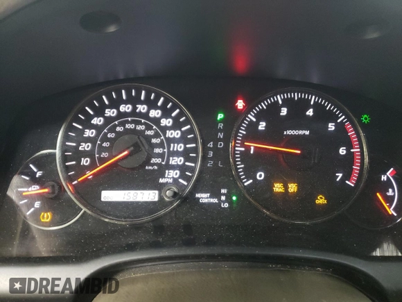 2004 Lexus GX 470 with VIN JTJBT20X340054842, listed as a Copart auction lot 52169915 with 158,713 mi miles and Clean Title. Bid and sale history available at DreamBid. Image 9.