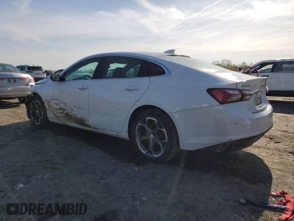 2020 Chevrolet Malibu LT with VIN 1G1ZD5ST5LF124226, listed as a Copart auction lot 53532545 with 104,761 mi miles and Salvage Title. Bid and sale history available at DreamBid. Image 2.