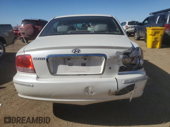 2004 Hyundai Sonata GLS with VIN KMHWF35H64A074656, listed as a Copart auction lot 47473725 with 202,613 mi miles and Salvage Title. Bid and sale history available at carsss.com. Image 6.