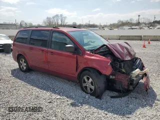2010 Dodge Grand Caravan Hero with VIN 2D4RN3D14AR401543, listed as a Copart auction lot 53802445 with 237,283 mi miles and Salvage Title. Bid and sale history available at DreamBid. Image 4.