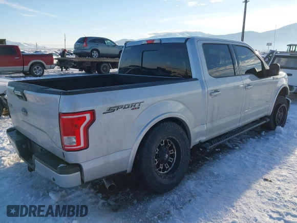 2016 Ford F-150 XLT with VIN 1FTEW1EP8GKF35253, listed as a IAAI auction lot 41295368 with 97,665 mi miles and . Bid and sale history available at DreamBid. Image 4.