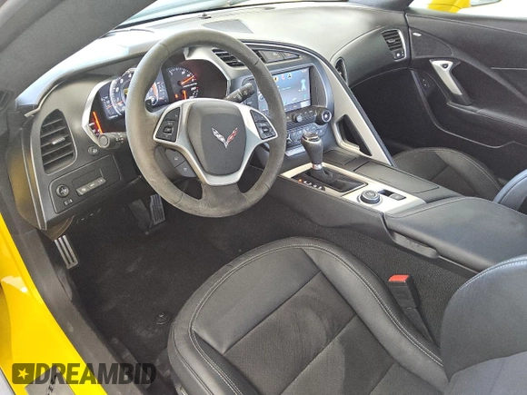 2015 Chevrolet Corvette 3LT with VIN 1G1YF2D74F5105830, listed as a Copart auction lot 74052814 with 13,994 mi miles and Clean Title. Bid and sale history available at carsss.com. Image 8.