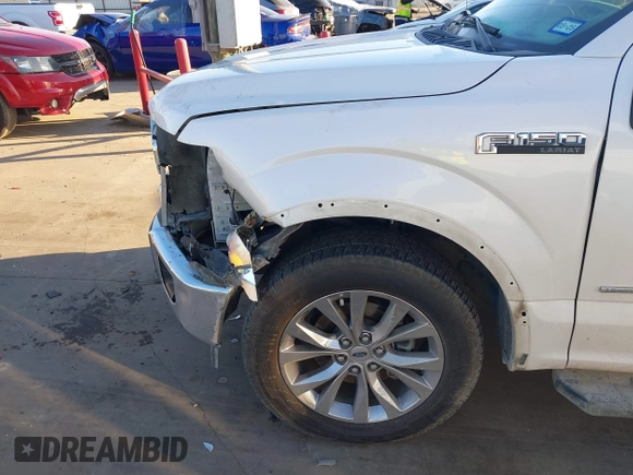 2017 Ford F-150 XL with VIN 1FTEW1CG2HKD52905, listed as a IAAI auction lot 41117697 with 163,373 mi miles. Bid and sale history available at carsss.com. Image 18.