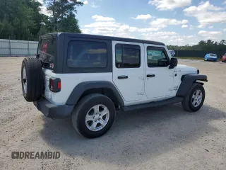 2020 Jeep Wrangler Unlimited Sport S z VIN 1C4HJXDN0LW226619, wystawiony jako Copart lot #54769025 z przebiegiem 52 723 mil mil oraz Szkoda całkowita • Salvage title. Historia ofert i sprzedaży dostępna na DreamBid. Obrazek 3.