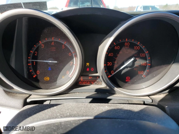 2011 Mazda Mazda3 s Sport with VIN JM1BL1K65B1424651, listed as a Copart auction lot 50227895 with 193,858 mi miles and Salvage Title. Bid and sale history available at carsss.com. Image 9.