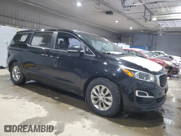 2019 Kia Sedona L with VIN KNDMA5C14K6509492, listed as a Copart auction lot 88331765 with 64,875 mi miles and Salvage Title. Bid and sale history available at carsss.com. Image 4.
