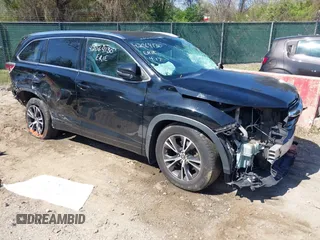 2016 Toyota Highlander XLE z VIN 5TDJKRFH7GS500051, wystawiony jako IAAI lot #42064130 z przebiegiem Nie podano mil oraz . Historia ofert i sprzedaży dostępna na DreamBid. Obrazek 1.