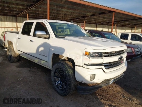 2018 Chevrolet Silverado 1500 LTZ with VIN 3GCUKSEC8JG487892, listed as a IAAI auction lot 41488036 with 142,559 mi miles. Bid and sale history available at carsss.com. Image 1.