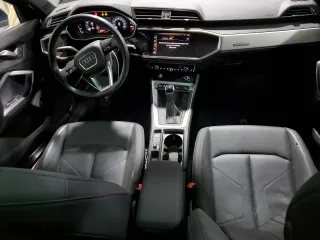 2021 Audi Q3 S line Premium with VIN WA1DECF33M1050472, listed as a Copart auction lot 50397795 with 28,876 mi miles and Salvage Title. Bid and sale history available at carsss.com. Image 8.