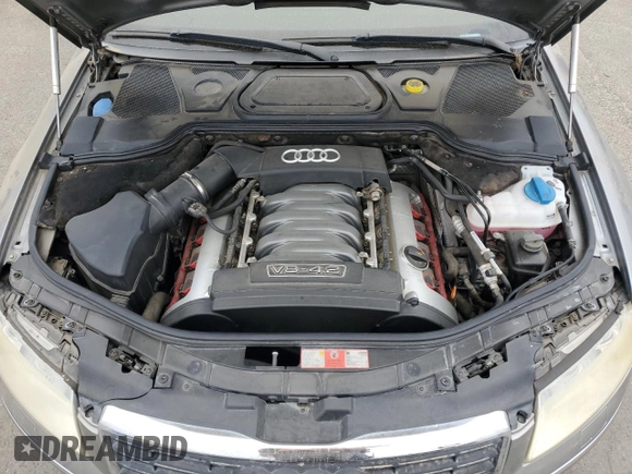 2004 Audi A8 L with VIN WAUML44E74N005627, listed as a Copart auction lot 84340834 with 139,575 mi miles and Clean Title. Bid and sale history available at carsss.com. Image 11.