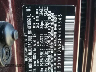 2015 Kia Sorento LX with VIN 5XYKT3A62FG647345, listed as a Copart auction lot 46068845 with 157,061 mi miles and Salvage Title. Bid and sale history available at DreamBid. Image 15.