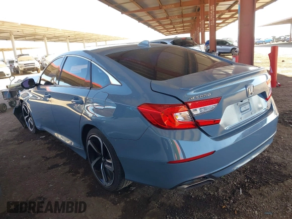 2019 Honda Accord Sport with VIN 1HGCV1F37KA097587, listed as a IAAI auction lot 41662316 with 82,188 mi miles and . Bid and sale history available at carsss.com. Image 3.