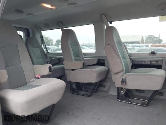 2008 Ford Econoline Passenger XL with VIN 1FMNE11W28DA58918, listed as a IAAI auction lot 42793414 with 157,717 mi miles and . Bid and sale history available at DreamBid. Image 8.