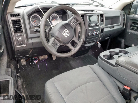 2013 Ram 1500 Tradesman with VIN 3C6JR6AG6DG586544, listed as a Copart auction lot 60459775 with 128,000 mi miles and Salvage title. Bid and sale history available at DreamBid. Image 8.