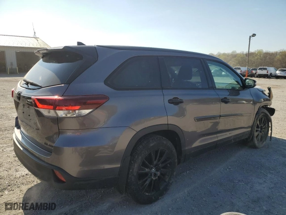 2019 Toyota Highlander SE with VIN 5TDJZRFH3KS964295, listed as a Copart auction lot 51989065 with 97,222 mi miles and Salvage Title. Bid and sale history available at carsss.com. Image 3.